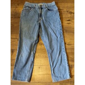 L.L. Bean Jeans Womens Sz 10 Petite (28x26) Mid Rise Straight Classic Fit Denim